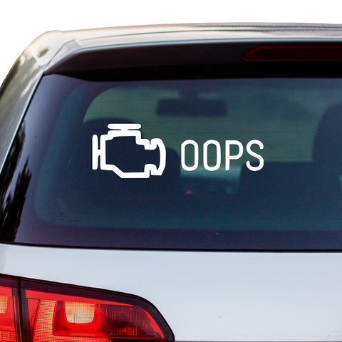 00PS JDM Aufkleber - Beispielansicht