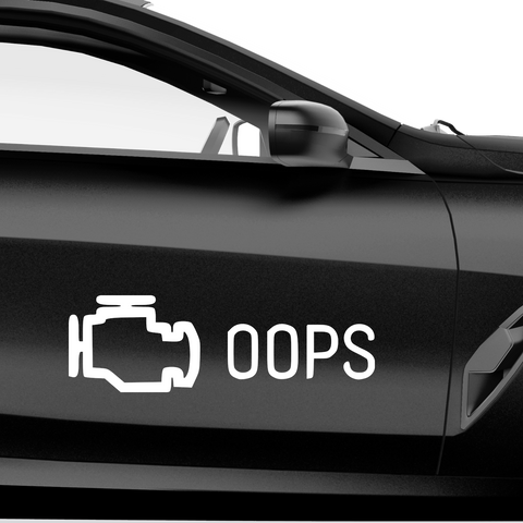 00PS JDM Aufkleber - Beispielansicht