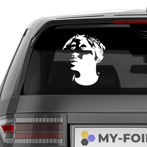 2Pac Bandana 2 Aufkleber - Beispielansicht