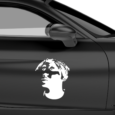 2Pac Bandana 2 Aufkleber - Beispielansicht