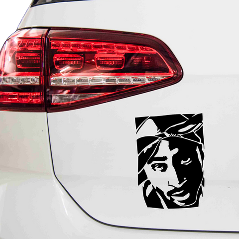 2Pac Bandana 3 Aufkleber - Beispielansicht