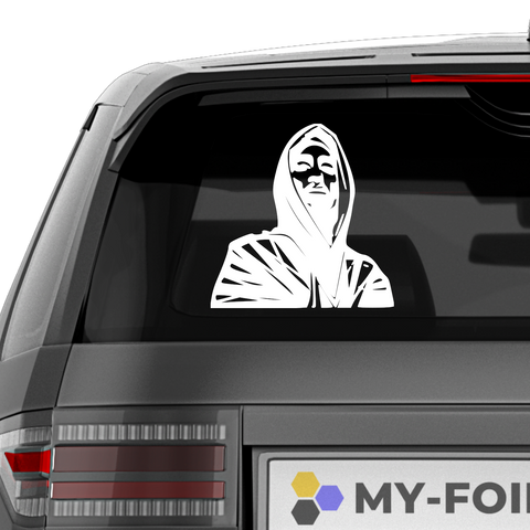 2Pac Hoddie Aufkleber - Beispielansicht