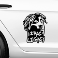 2Pac Legacy Aufkleber - Beispielansicht