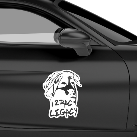 2Pac Legacy Aufkleber - Beispielansicht
