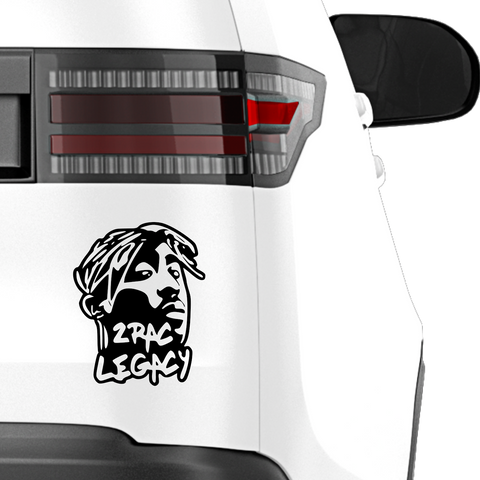 2Pac Legacy Aufkleber - Beispielansicht