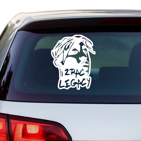 2Pac Legacy Aufkleber - Beispielansicht