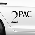 2Pac Schriftzug Old Aufkleber - Beispielansicht
