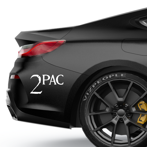 2Pac Schriftzug Old Aufkleber - Beispielansicht