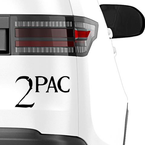 2Pac Schriftzug Old Aufkleber - Beispielansicht