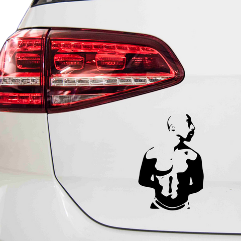 2Pac Silhouette Aufkleber - Beispielansicht