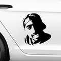 2Pac Smiling Aufkleber 19 - Beispielansicht