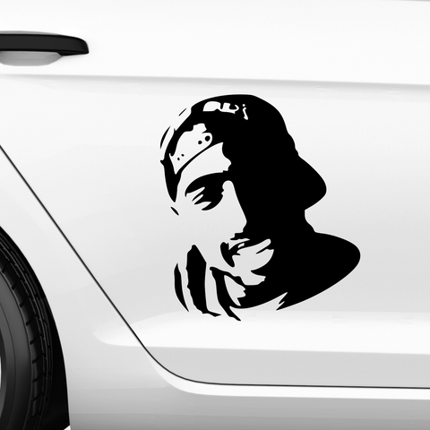 2Pac Smiling Aufkleber 19 - Beispielansicht