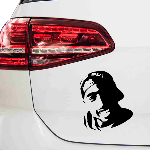 2Pac Smiling Aufkleber 19 - Beispielansicht
