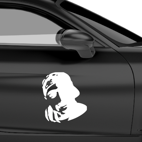 2Pac Smiling Aufkleber 19 - Beispielansicht