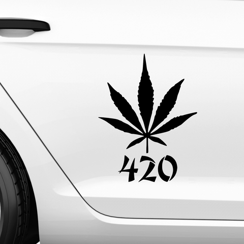 420 Asiastyle Aufkleber - Beispielansicht