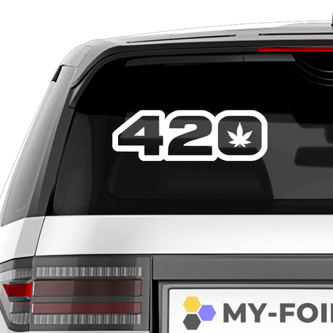 420 Aufkleber - Beispielansicht
