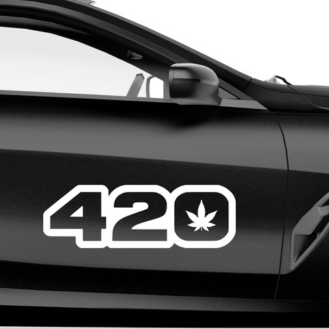 420 Aufkleber - Beispielansicht