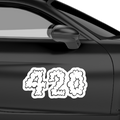 420 Cloudy Aufkleber - Beispielansicht
