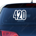 420 Normal Aufkleber - Beispielansicht