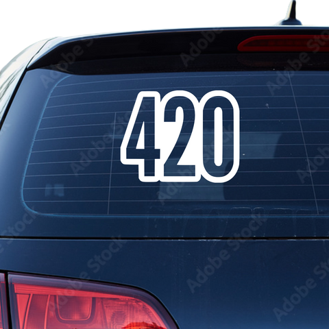 420 Normal Aufkleber - Beispielansicht
