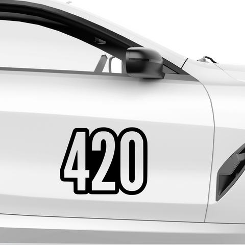 420 Normal Aufkleber - Beispielansicht