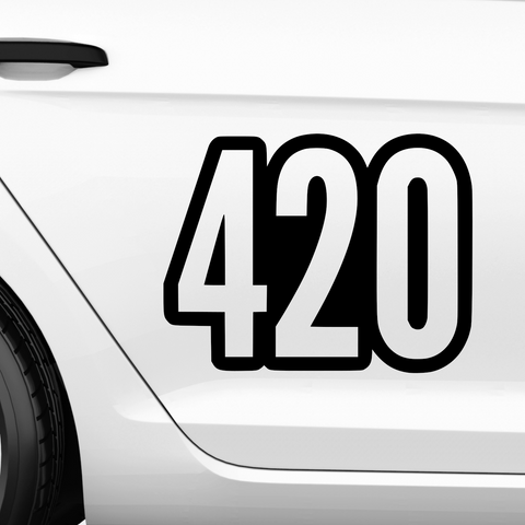 420 Normal Aufkleber - Beispielansicht