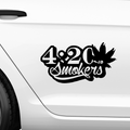 420 Smokers Aufkleber - Beispielansicht