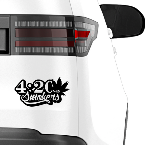 420 Smokers Aufkleber - Beispielansicht