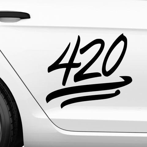 420 underline Aufkleber - Beispielansicht