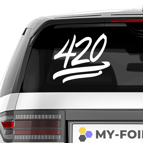 420 underline Aufkleber - Beispielansicht