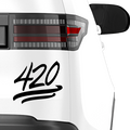 420 underline Aufkleber - Beispielansicht