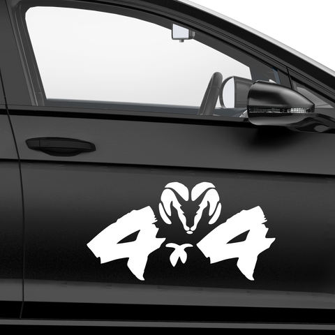 4x4 Dodge Aufkleber - Beispielansicht