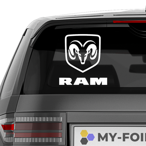 4x4 Dodge Ram Aufkleber - Beispielansicht