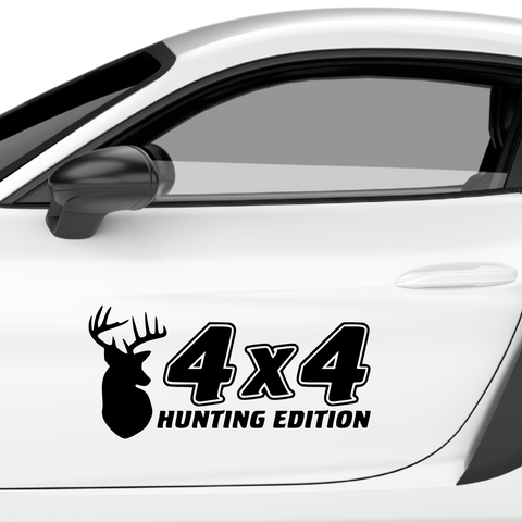 4x4 Hunting Aufkleber - Beispielansicht