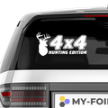 4x4 Hunting Aufkleber - Beispielansicht