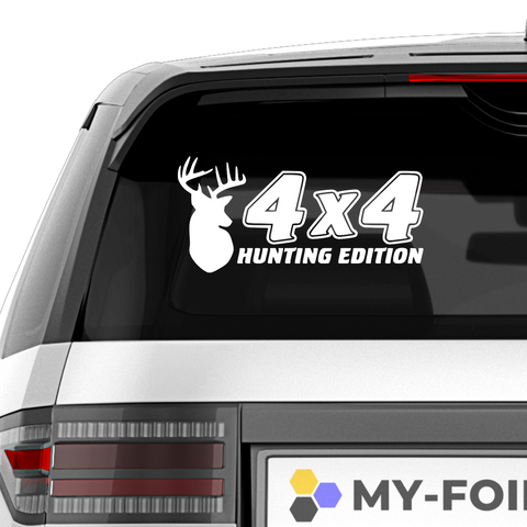 4x4 Hunting Aufkleber - Beispielansicht