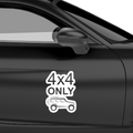 4x4 Jeep Aufkleber - Beispielansicht