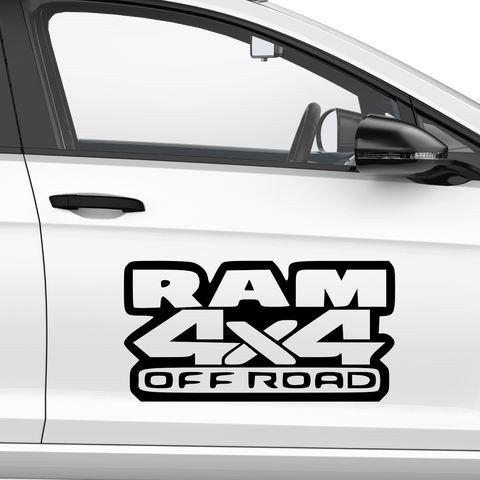 4x4 Off Road Ram Aufkleber - Beispielansicht