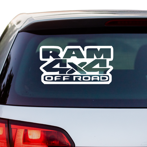 4x4 Off Road Ram Aufkleber - Beispielansicht