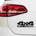 4x4 Schriftzug Off Road Aufkleber - Beispielansicht