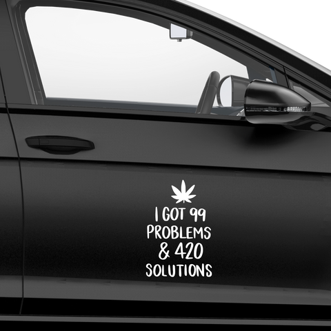 99Problems Aufkleber - Beispielansicht