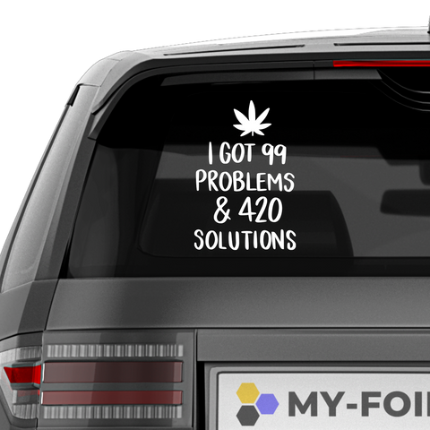 99Problems Aufkleber - Beispielansicht