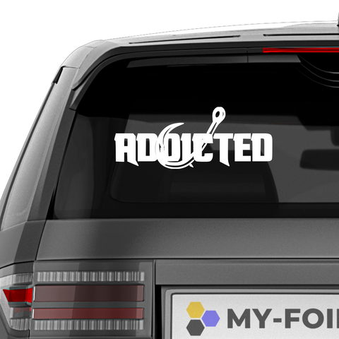 Addicted Aufkleber - Beispielansicht