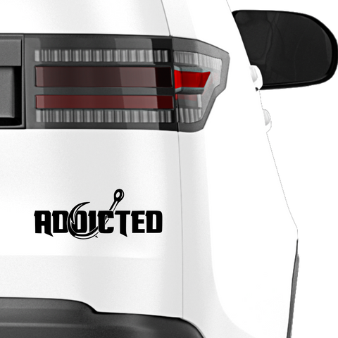 Addicted Aufkleber - Beispielansicht