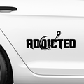 Addicted Aufkleber - Beispielansicht