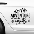 Adventure awaits Aufkleber - Beispielansicht