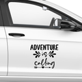 Adventure is calling Aufkleber - Beispielansicht