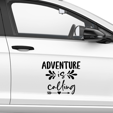 Adventure is calling Aufkleber - Beispielansicht