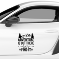 Adventure is out there lets find it Aufkleber - Beispielansicht