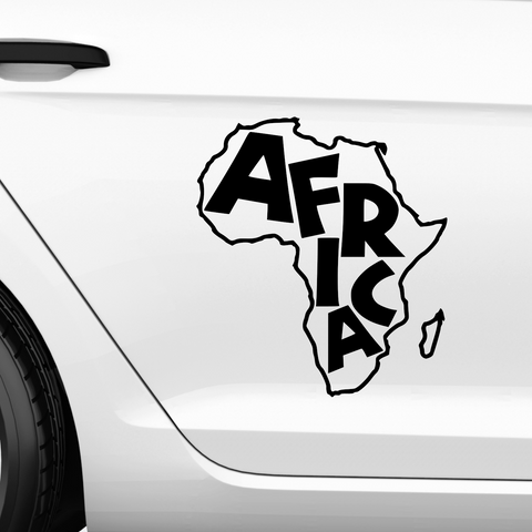 Afrika Aufkleber 7 - Beispielansicht